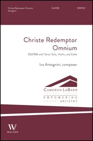 Christe, Redemptor Omnium SSATBB choral sheet music cover Thumbnail